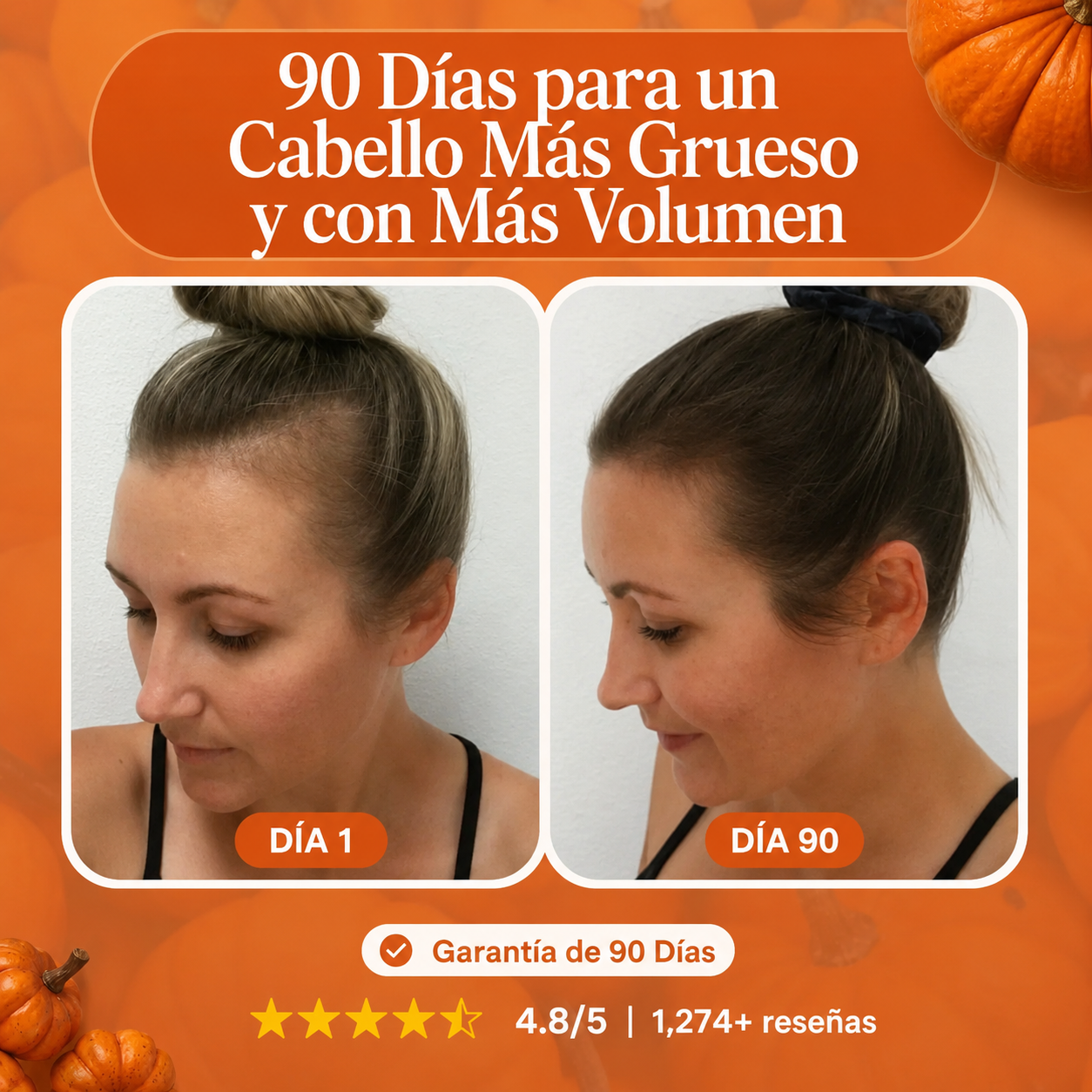 Folivara™ — Cápsulas de aceite de semilla de calabaza para un cabello más fuerte y abundante