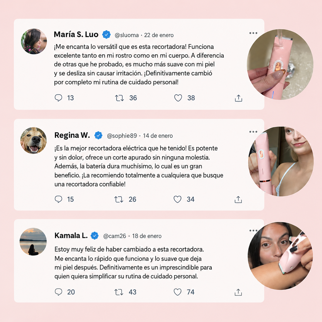 SmoothBikini™ — La rasuradora femenina para una zona íntima suave y sin irritación
