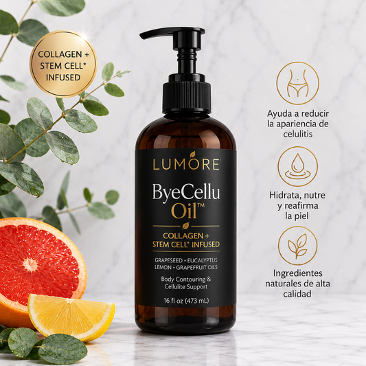 ByeCellu Oil™ — Menos apariencia de celulitis, más confianza