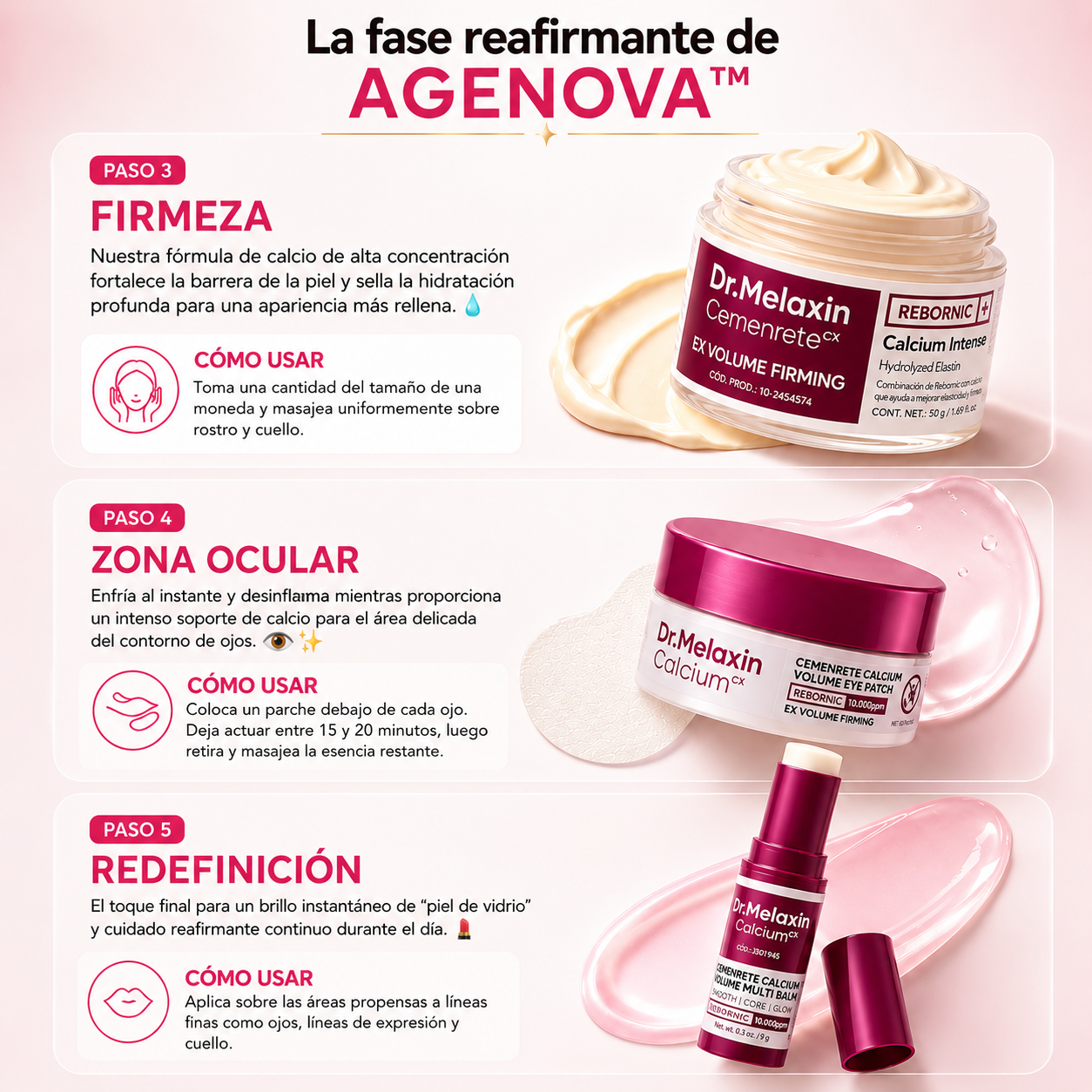 AgeNova™ — Tratamiento antiedad de 5 pasos.
